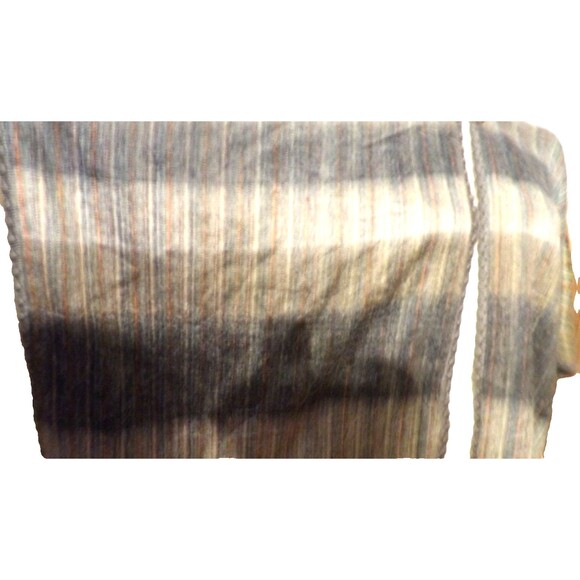 Alpacaloca Ecuadorian Alpaca Blend Cape Shawl Soft Plaid One Size Hooded Button - Picture 7 of 11